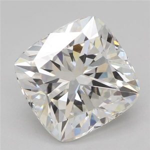 2.57 Carat Cushion Cut Lab Diamond