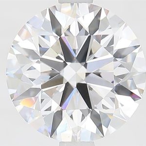 2.70 Carat Round Cut Lab Diamond