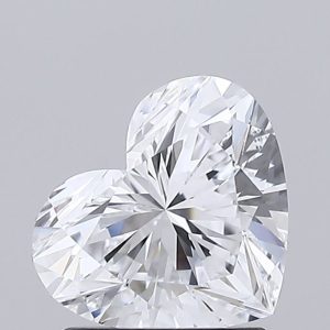 1.31 Carat Heart Cut Lab Diamond