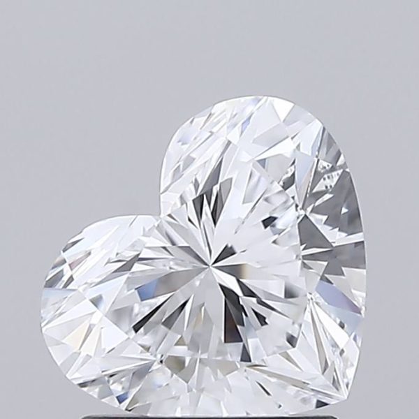 1.31 Carat Heart Cut Lab Diamond