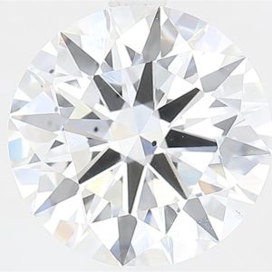 3.26 Carat Round Cut Lab Diamond