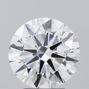 3.43 Carat Round Cut Lab Diamond