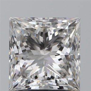 2.40 Carat Princess Cut Lab Diamond