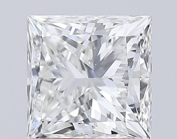 1.27 Carat Princess Cut Lab Diamond