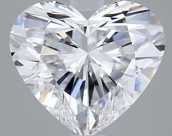 2.01 Carat Heart Cut Lab Diamond
