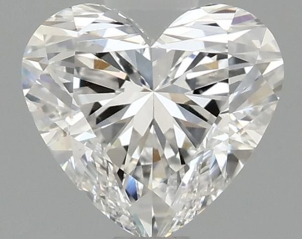 1.24 Carat Heart Cut Lab Diamond