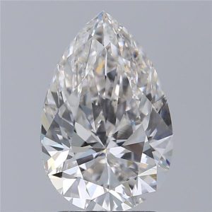 2.10 Carat Pear Cut Lab Diamond