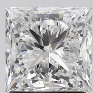 2.71 Carat Princess Cut Lab Diamond