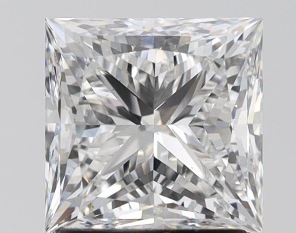 2.71 Carat Princess Cut Lab Diamond