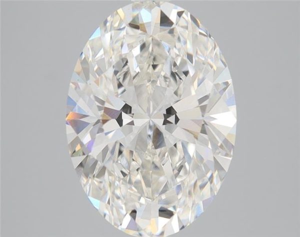 3.70 Carat Oval Cut Lab Diamond