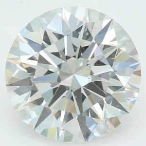 2.64 Carat Round Cut Lab Diamond