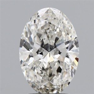 2.00 Carat Oval Cut Lab Diamond