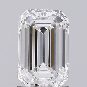 1.11 Carat Emerald Cut Lab Diamond