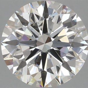 2.96 Carat Round Cut Lab Diamond