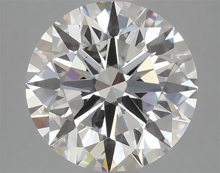 2.96 Carat Round Cut Lab Diamond