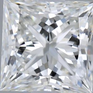 1.27 Carat Princess Cut Lab Diamond