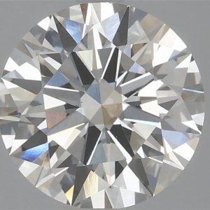 2.84 Carat Round Cut Lab Diamond