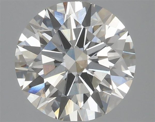 2.84 Carat Round Cut Lab Diamond