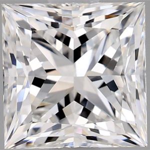 1.34 Carat Princess Cut Lab Diamond