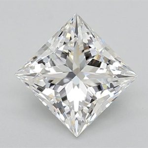 1.54 Carat Princess Cut Lab Diamond